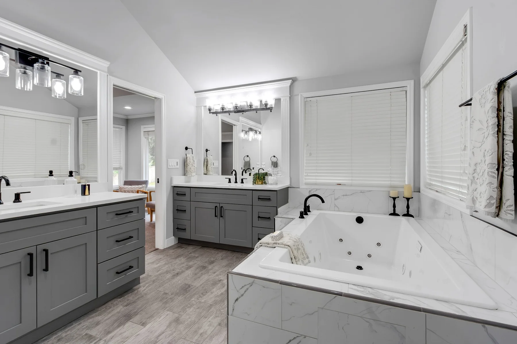 Primary bathroom after renovation