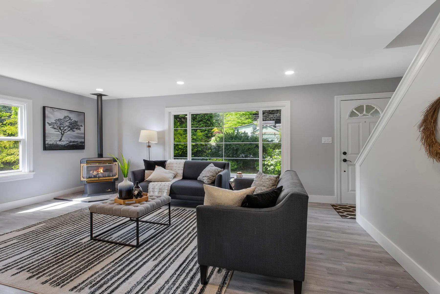Living room after renovation